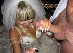 Amateur porn - bride of the dream! She tries swinger sex right after the wedding ceremony and then going wild whole marriage life