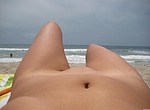 Gorgeous amateur girl enjoying vacation at the sea with her boyfriend. Take a look how she makes selfies of herself nude, and getting filmed with pussy lips spreaded wide by boyfriend