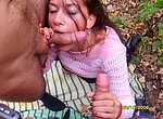 Amateur porn - beautiful girl having oral group sex with friends outdoors and then goes back home and having double penetration fuck in pussy and ass