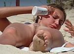Nude girls sunbathing on the nudist beaches worldwide and flashing fuckable bodies and sweet pussies