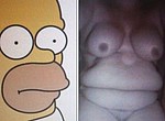 Bart Simpson VS my wife - homemade porn