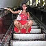 pussy flashing in public places